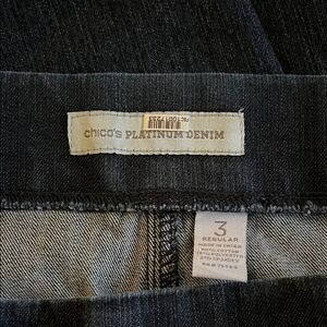 Chico's Dark Wash Platinum Denim